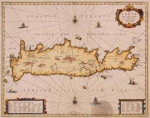 mapa Creta